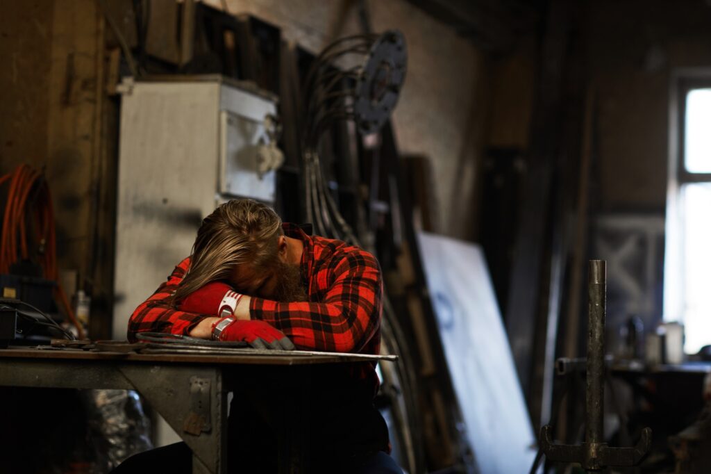 Burnout door overwerk
